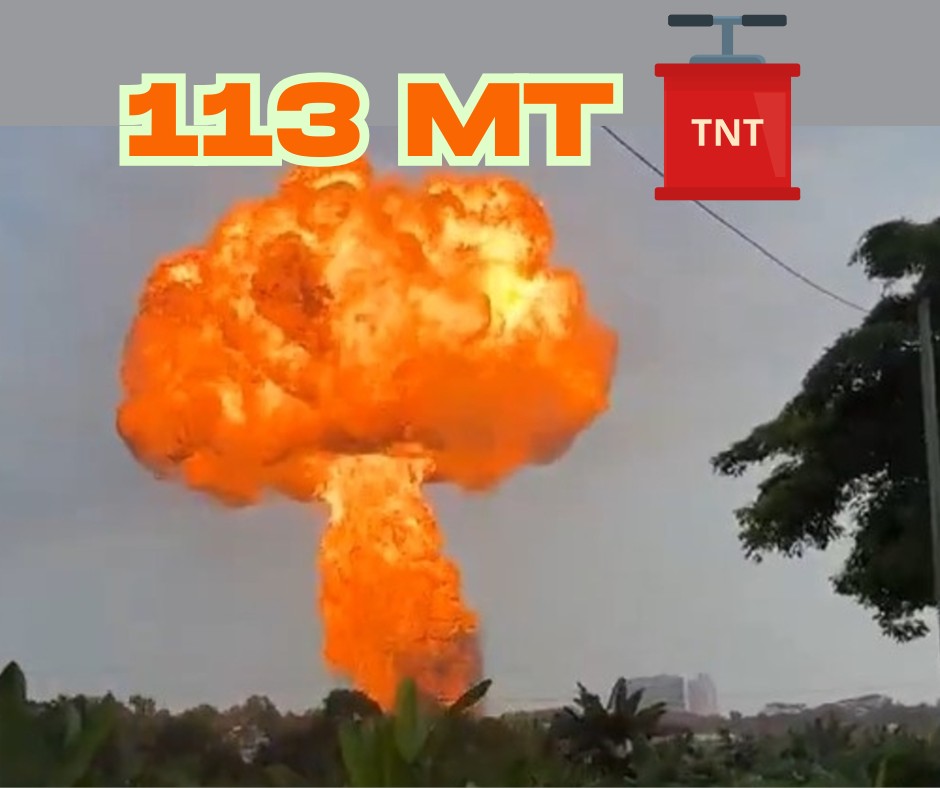 Jin's Daily Trivia - How big might a hypothetical Malaysia Gas Explosion be?