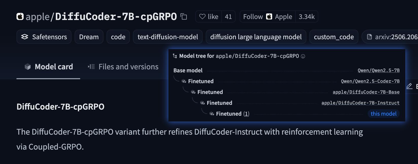 Jin's Daily AI Trivia: Apple AI Releases Diffusion-Based Coder Model