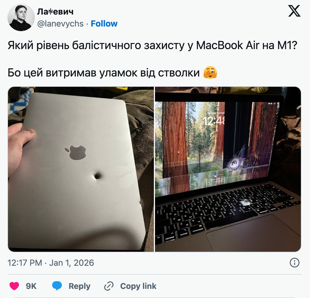 Jin Daily Tech Trivia – How Durable Is a MacBook? Still Can Tweet :P