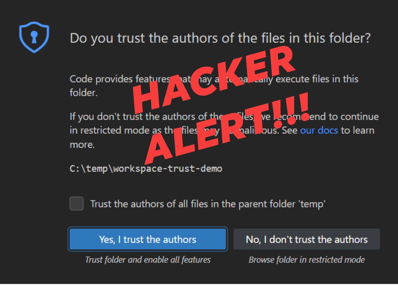 Jin Daily Tech Trivia — Don’t Just Open Random Codebases in VS Code