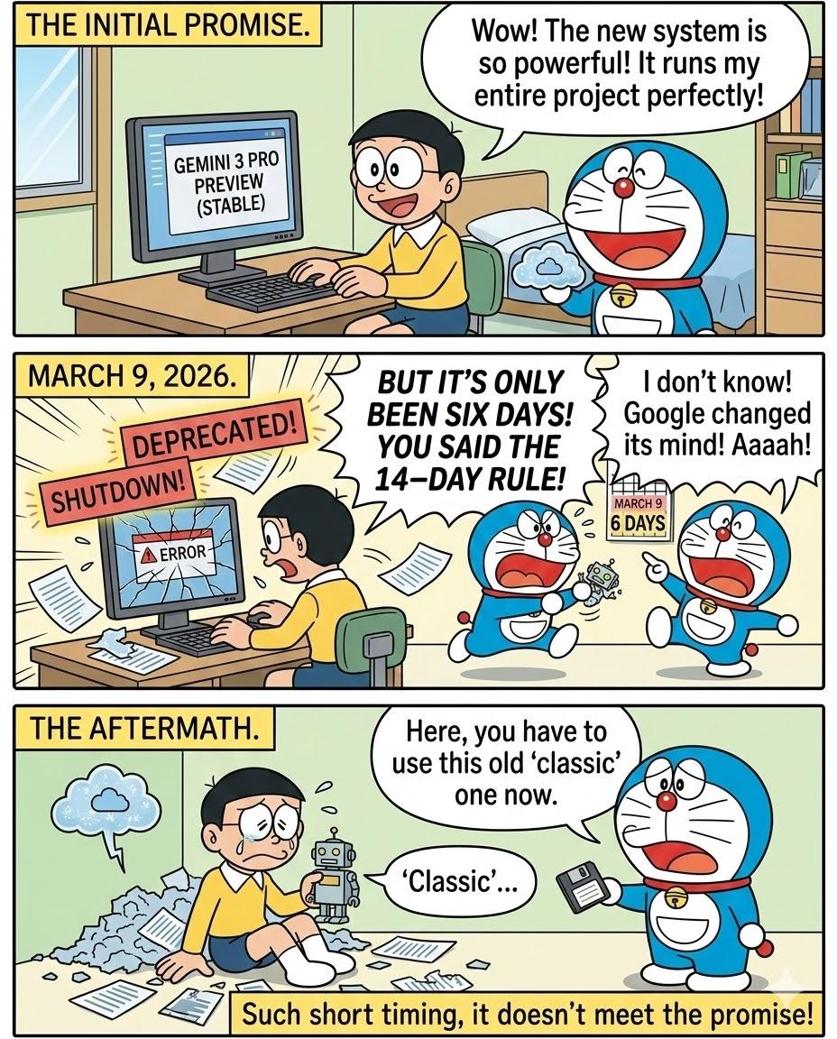 Jin Daily AI Trivia: Google Deprecated Gemini-3-Pro Today